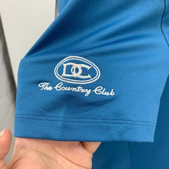 Under Armour Golf Polo Shirt Women M Fitted HeatGear The Country Club DC Ranch - Picture 5 of 14
